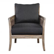  23366 - Uttermost Encore Dark Gray Armchair